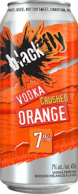 BLACK FLY - VODKA CRUSHED ORANGE TALL CAN