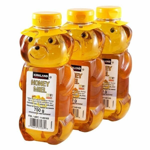 KS HONEY BEAR - LIQUID HONEY 3x750g