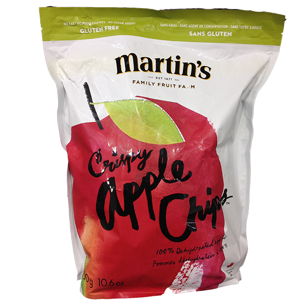 MARTIN'S FRUIT FARM - CRISPY APPLE CHIPS 300g