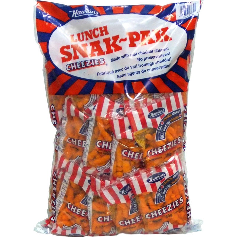 HAWKINS - CHEEZIES 36x36g
