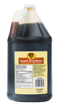Aunt Jemima Syrup 1x4l