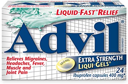 Advil Extra Strength Liqui-gels 400mg 2 X 75s