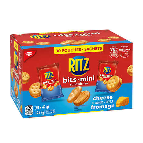 Ritz Mini Bits Cheese Flavoured Sandwiches 30 Ã— 42 g