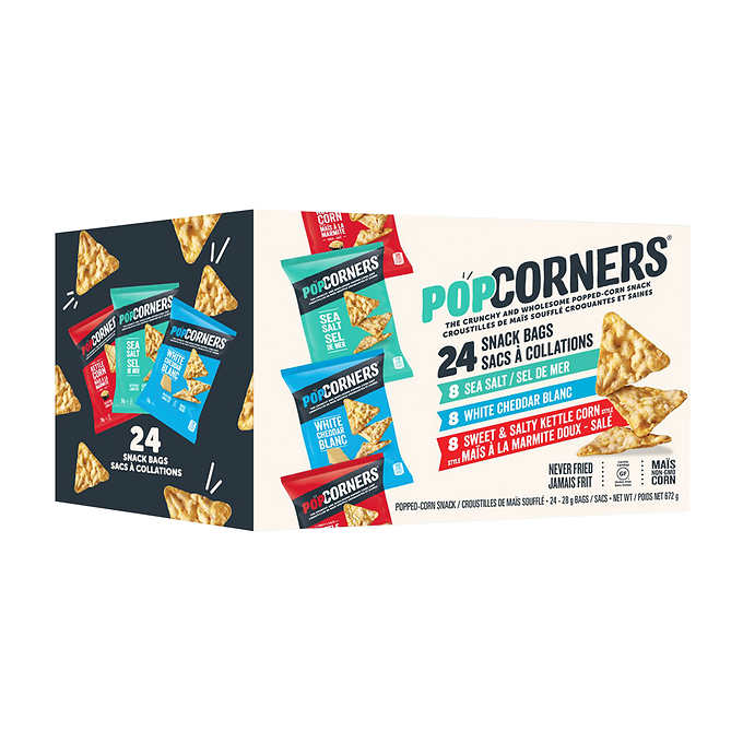 PopCorners Popcorn Chips Variety Pack 24 Ã— 28 g