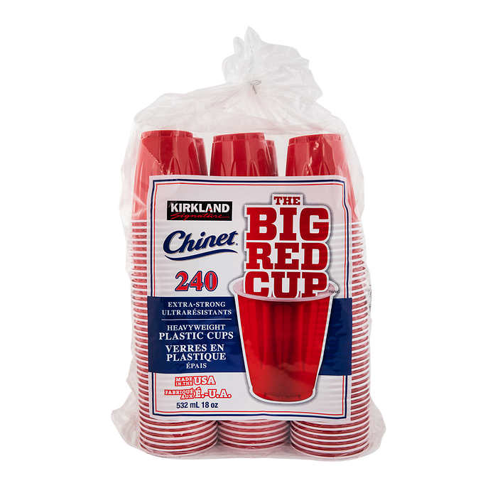 Kirkland Signature 18oz Big Red Cups Pack Of 240