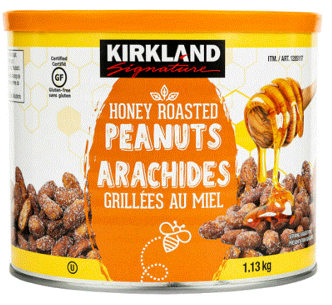Kirkland Signature Honey Roasted Peanuts 1.13kg