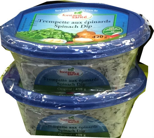 Fontaine Sante Spinach Dip 2 X 420g