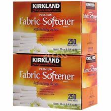 Kirkland Signature Fabric Softener Sheets 2x 250 Sheets