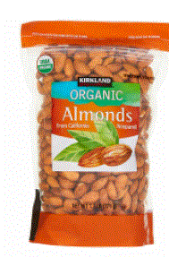 Kirkland Signature Organic Almonds 771g