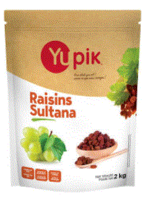 Yupik Sultana Raisins 2kg