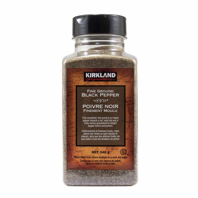 Kirkland Signature Fine Ground Malabar Pepper 348g