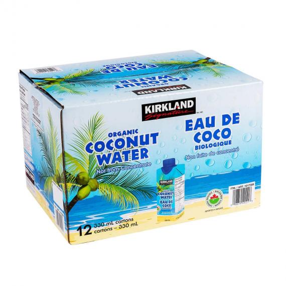 Kirkland Signature Organic Coconut Water 12 X 330ml