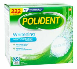 Polident Whitening Denture Cleanser Pack Of 222