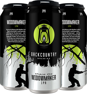 BACKCOUNTRY BREWING - WIDOWMAKER IPA TALL CAN