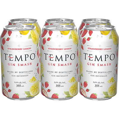 G&w - Tempo Gin Smash Strawberry Lemon Can