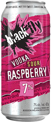 BLACK FLY - VODKA SOUR RASPBERRY TALL CAN