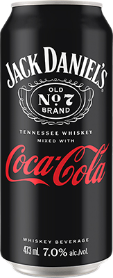 JACK DANIEL'S AND COCA-COLA TALL CAN
