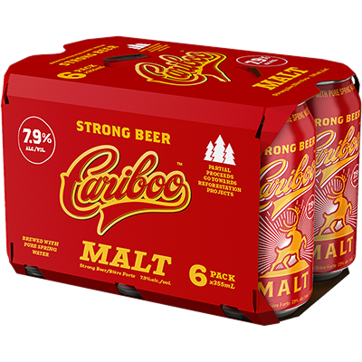 PACIFIC WESTERN - CARIBOO MALT STRONG CAN