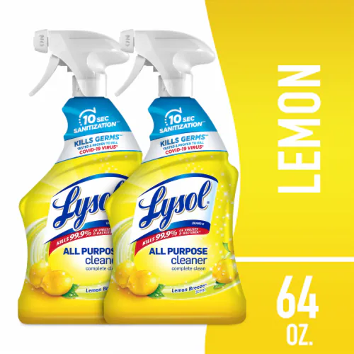 LYSOL LEMON MULTI-PURPOSE CLEANER 2x946ml