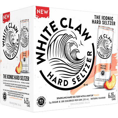 WHITE CLAW - PEACH CAN