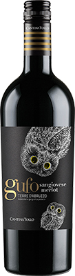 TERRE DI CHIETI SANGIOVESE MERLOT - CANTINA TOLLO GUFO