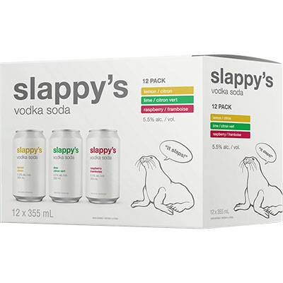 SLAPPY'S - VARIETY PACK CAN