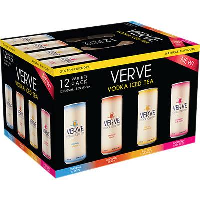 VERVE - VODKA ICED TEA MIX PACK CAN