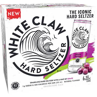 WHITE CLAW - GRAPE CAN