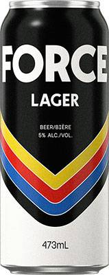 FORCE BEER CO - LAGER TALL CAN
