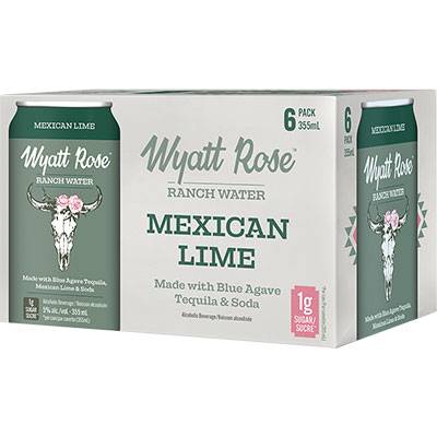 WYATT ROSE RANCH WATER - MEXICAN LIME CAN
