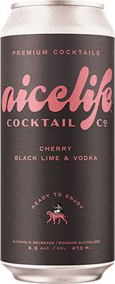 NICELIFE COCKTAILS - CHERRY BLACK LIME AND VODKA COCKTAIL TA