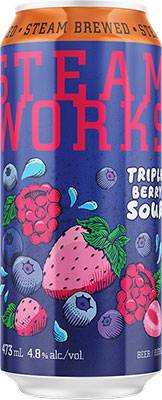 STEAMWORKS - TRIPLE BERRY SOUR TALL CAN